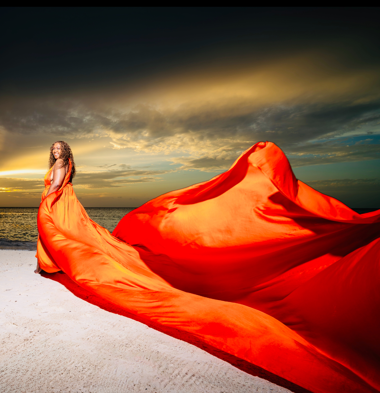 🌅 Luxury Sunset Flow Photoshoot Experience